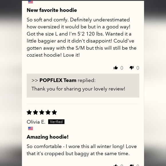 Popflex Pullover Cloud Hoodie Lilac Lavender Women's Hoodie POPFLEX S/M Baggy - Picture 15 of 16